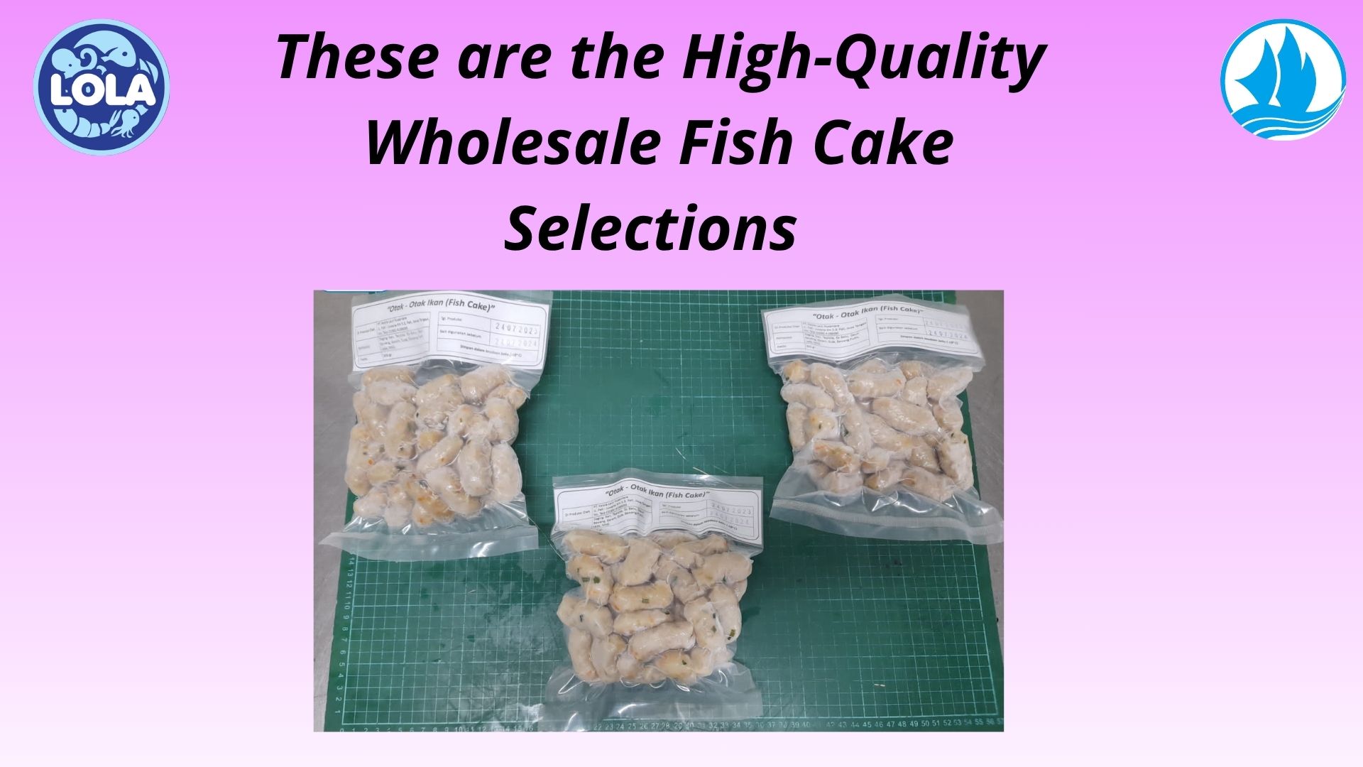 These are the High-Quality Wholesale Fish Cake Selections 